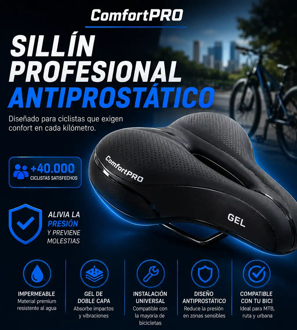 ConfortPro - Sillín profesional antiprostático